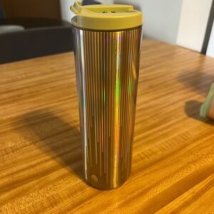 Holographic Tumbler with sage Lid